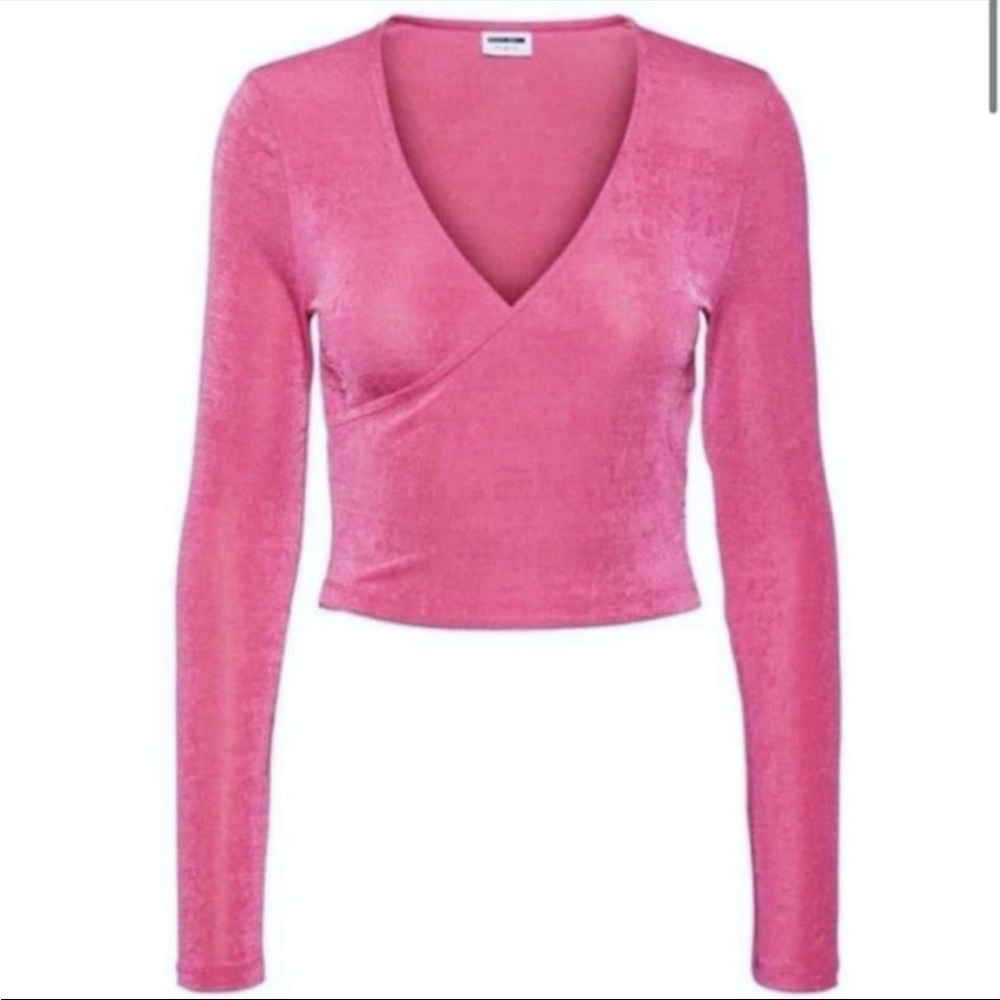 Noisy May Jordan Long Sleeve Wrap Top